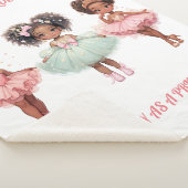 COUVERTURE SHERPA PERSONNALISÉ "ASSEZ EN TANT QUE PRINCESSE" (3/4)