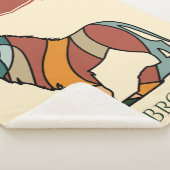 Couverture sherpa personnalisée Lion d'Afrique (3/4)