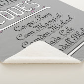 Couverture Sherpa Personnalisée, Mimi aime ses grands (3/4)