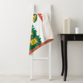 Couverture Sherpa Personnaliser le Père Noël de couleur (En situation)