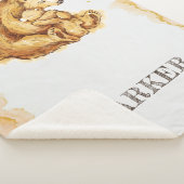 Couverture Sherpa Personnalité du Watercolor Bear Nursery (3/4)