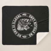 Couverture Sherpa Personne N'Est Illégal Sur Une Terre Volée Amérind (Devant (Horizontal))