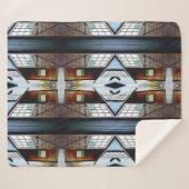 Couverture Sherpa Perspective de porte de grange, Apocalypse 3:8 (Devant (Horizontal))