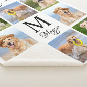 Couverture Sherpa Pet Memorial In Love Memory Photo Collage (3/4)