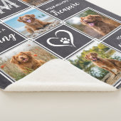 Couverture Sherpa Pet Memorial Unique 6 Photo Collage (3/4)