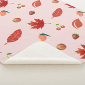 Couverture Sherpa Pétale et fruits : Symphonie rose (3/4)