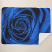 Couverture Sherpa Pétales roses 3 (Devant (Horizontal))