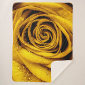 Couverture Sherpa Pétales roses 4 (Devant)