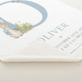 Couverture Sherpa Peter Rabbit | Lettre personnalisée O (3/4)