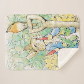 Couverture Sherpa "Peter Rabbit mange une carotte" par Beatrix Potte (Devant (Horizontal))