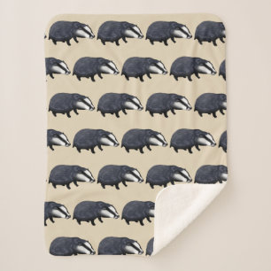 Couverture Sherpa petit blaireau