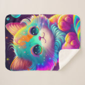 Couverture Sherpa "Petit chaton" (Devant (Horizontal))