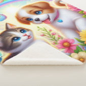 Couverture Sherpa Petit chiot/chiot/chaton (3/4)