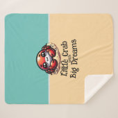 Couverture Sherpa Petit crabe (Devant (Horizontal))