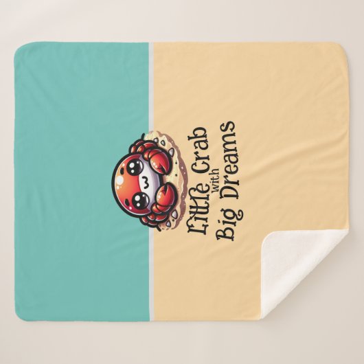 Couverture Sherpa Petit crabe (Devant (Horizontal))