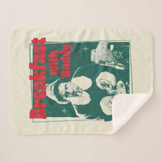 Couverture Sherpa Petit-Déjeuner Avec Buddy (Devant (Horizontal))