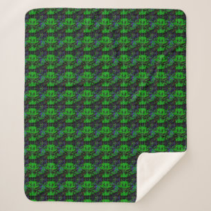 Couverture Sherpa Petit diable vert