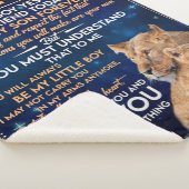 Couverture Sherpa Petit Garçon Hier Ami Aujourd'Hui-Lion Maman À Fil (3/4)