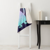 Couverture Sherpa Petit Monstre Bleu Mignon (En situation)
