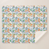 Couverture Sherpa Petit motif mignon de Fox (Devant (Horizontal))