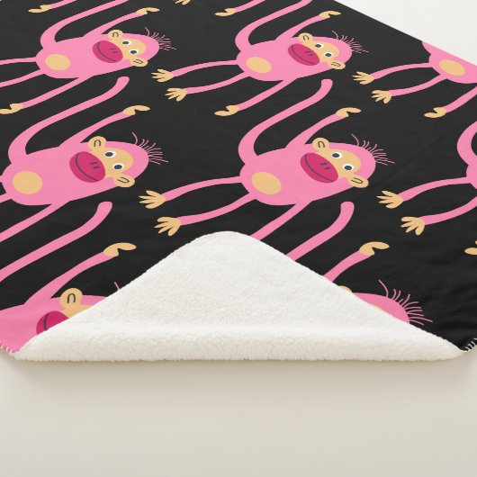 Couverture Sherpa Petit Singe mignon (3/4)