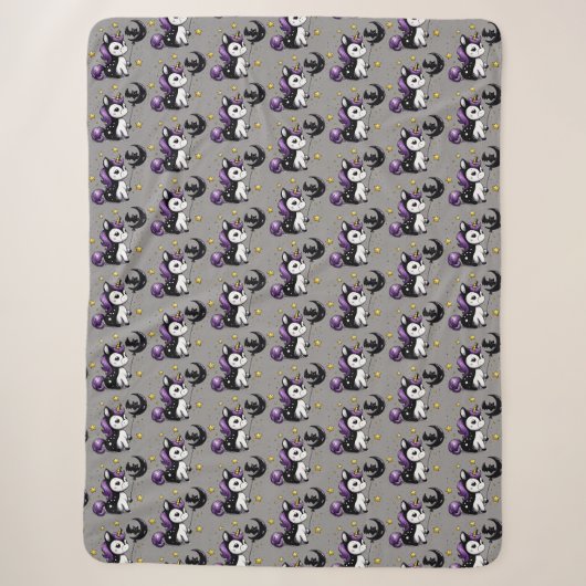 Couverture Sherpa Petite Licorne (Devant)