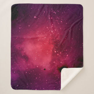 Couverture Sherpa Petite partie d'un champ d'étoiles infini de l'esp