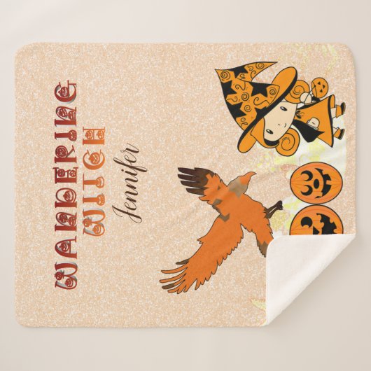 Couverture Sherpa Petite Sorcière à errer petite sorcière Jack Cobwe (Devant (Horizontal))