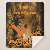 Couverture Sherpa Petite Sorcière Jack Cobwebs (Devant)