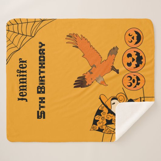 Couverture Sherpa Petite Sorcière Jack Cobwebs (Devant (Horizontal))