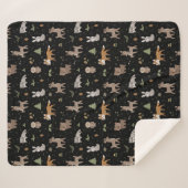 Couverture Sherpa Petites créatures endormies de la forêt (Devant (Horizontal))