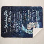 Couverture Sherpa Petites-filles amantes | Lettre à ma petite-fille (Devant (Horizontal))