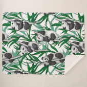 Couverture Sherpa Petits panda sur (Devant (Horizontal))