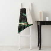 Couverture Sherpa Phantom Pirate Skull – Dark Fantasy Reaper Fleece (En situation)