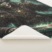 Couverture Sherpa Phantom Pirate Skull – Dark Fantasy Reaper Fleece (3/4)