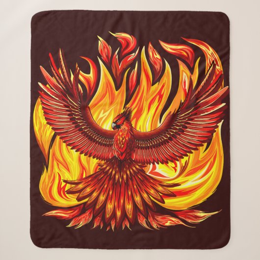 Couverture Sherpa Phoenix mythologique immortelle Créature (Devant)