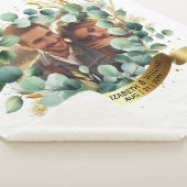 Couverture Sherpa PHOTO Cadeau Mariage Nouveaux mariés Anniversaire  (3/4)