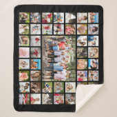 Couverture Sherpa Photo Collage 45 Photos Couleur personnalisée pers (Devant)