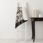 Couverture Sherpa Photo Collage 90 images Carrés Couleur personnalis (En situation)