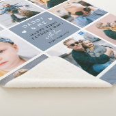 Couverture Sherpa Photo Collage de 1ère Fête des pères (3/4)