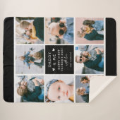 Couverture Sherpa Photo Collage de 1ère Fête des pères (Devant (Horizontal))