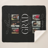 Couverture Sherpa Photo Collage d'études Maintenir le cadeau cadeau (Devant (Horizontal))