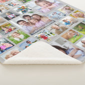 Couverture Sherpa Photo Collage Nom ou titre Gris (3/4)