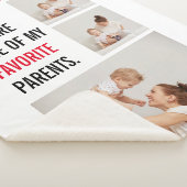 Couverture Sherpa Photo de collection moderne & Joyeux cadeau de la  (3/4)