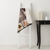 Couverture Sherpa Photo de Custom Collage Rustic Farmhouse Family (En situation)