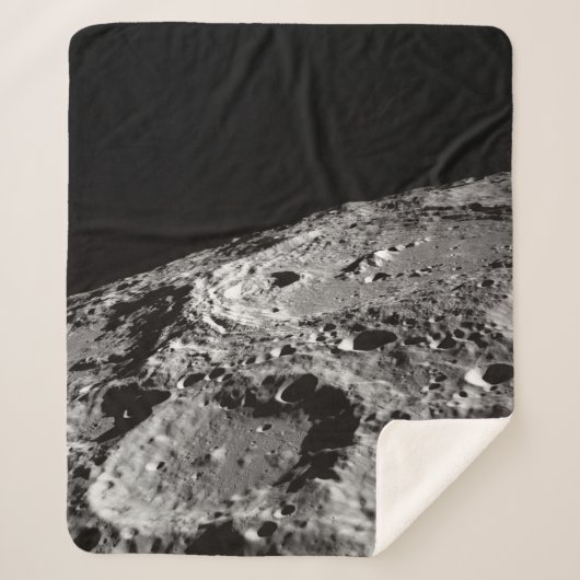 COUVERTURE SHERPA PHOTO DE LA SURFACE DE LA LUNE (Devant)