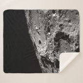 COUVERTURE SHERPA PHOTO DE LA SURFACE DE LA LUNE (Devant (Horizontal))