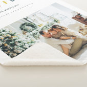 Couverture Sherpa Photo de Noël simple et moderne | Joyeuses vacance (3/4)