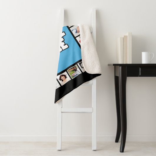 Couverture Sherpa Photo do-it-yourself Collage Personnalisé (En situation)