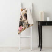 Couverture Sherpa Photo d'un groupe de chiens et de chats (En situation)